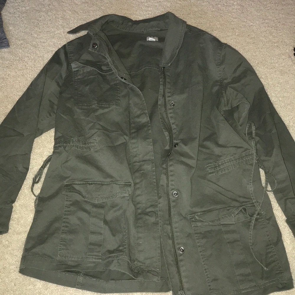 Army green jacket